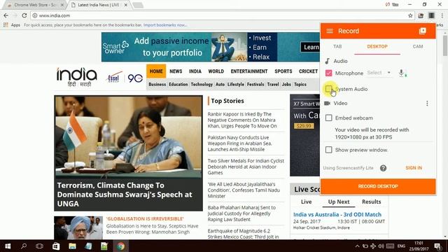Chrome Browser Screen Video Recorder смотреть онлайн