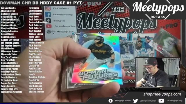 MEELYPOPS BREAKS - 9/22 BOWMAN CHROME BB CASE BREAKS PYT смотреть онлайн