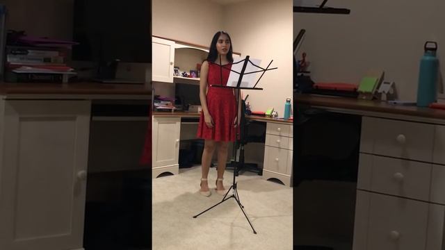 Anika Patil - Think of Me (Phantom of the Opera), English Aria смотреть онлайн