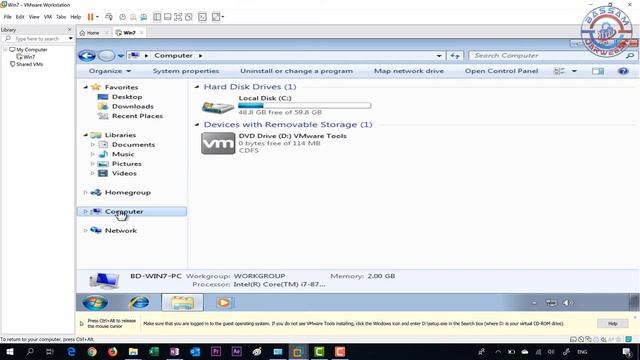 How to Install Windows 7 on VmWare Workstation Pro [Build Your Own Lab Video#5] смотреть онлайн