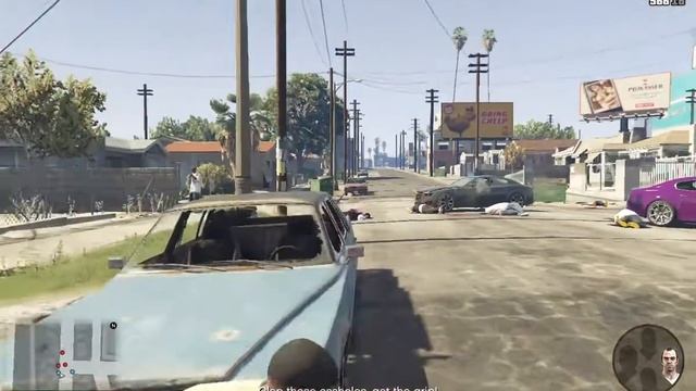 Hood Safari - Mission 27 - Grand Theft Auto V PC Gameplay - Joe Teaches смотреть онлайн