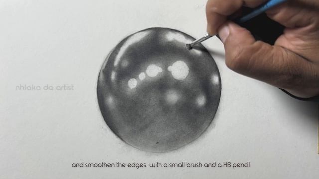 BASICS OF SHADING - SHINY REFLECTIVE SURFACES - Shading chrome ball with Dry brush and Graphite. смотреть онлайн