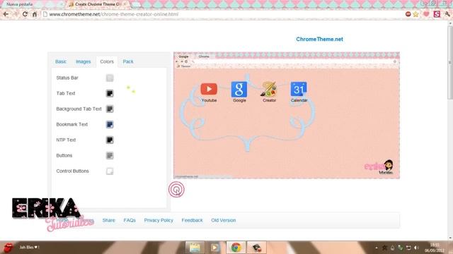 Como crear un theme para Google Chrome [Nueva Interfaz] смотреть онлайн