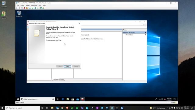 Running a Resultant Set of Policy Report for a workstation and user смотреть онлайн