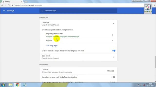 How To Change Google Chrome Language And Use Any Langauage In Hindi смотреть онлайн
