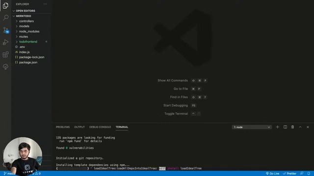 Creating TODO app with CRUD api and mongoose database (LIVE 🛑) Day - 03 смотреть онлайн