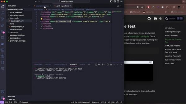 Настройка интеграции автотестов с помощью Playwright