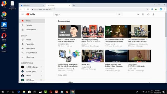 Adding IDM Extensions for All Browsers (Mozilla Firefox, Google Chrome, Microsoft Edge, Opera) 2018 смотреть онлайн
