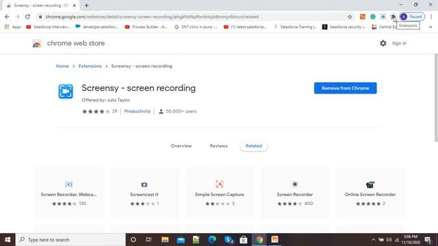 Various Screen Recording Google Chrome Extensions for Interactive Teaching-Learning смотреть онлайн