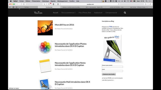 OS X El Capitan, nouveautés de Safari смотреть онлайн