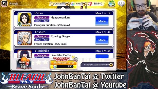 Bleach: Brave Souls - Zanpakuto: The Alternate Tale Summons, Struggle edition - 1400+ Orbs смотреть онлайн