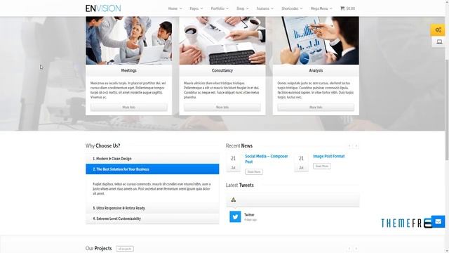 Envision - Responsive Retina Multi-Purpose Theme Neville Jayson смотреть онлайн