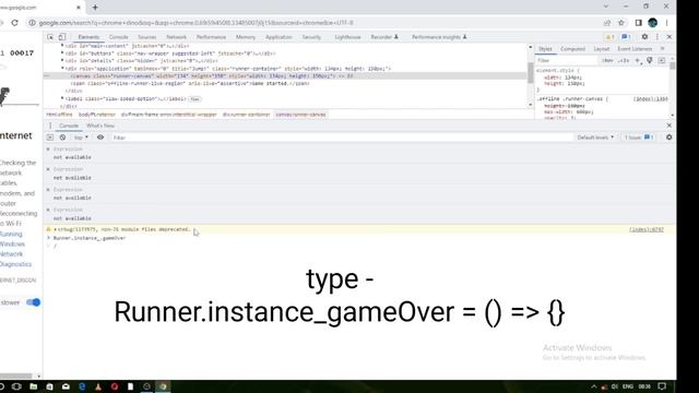 Chrome dino unlimited runner || How to run dino without any crash. смотреть онлайн