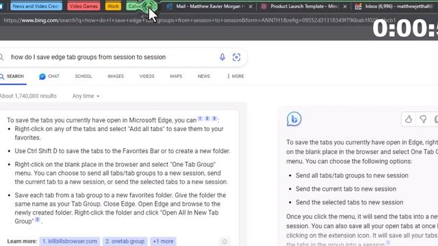 Microsoft Edge: Tab Creation, Link Organization & Restoration! 💻 | Step-By-Step Guide смотреть онлайн
