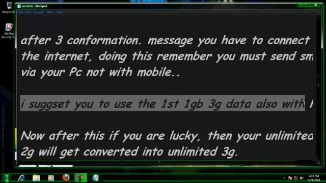 Aircel 3G Trick By The Guy Who Revealed it On Internet смотреть онлайн