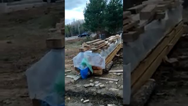 Видеоотзыв о строительстве одноэтажного дома из профилированного бруса смотреть онлайн