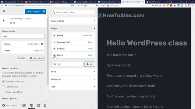 Let’s build a website with Wordpress with Alex смотреть онлайн