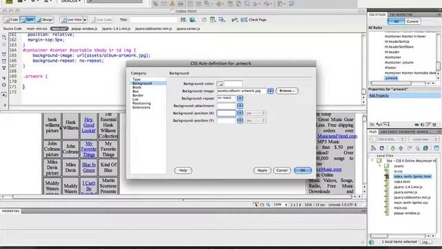 (42/44) Setting a Background Image and Text Indenting Artwork Column смотреть онлайн