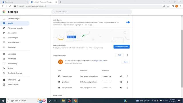 How to export and import passwords in chrome browser | chrome password show смотреть онлайн