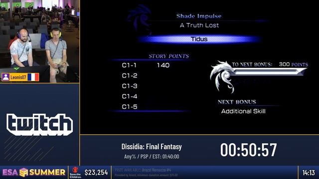 #ESASummer18 Speedruns - Dissidia: Final Fantasy [Any%] by Leonis07 смотреть онлайн