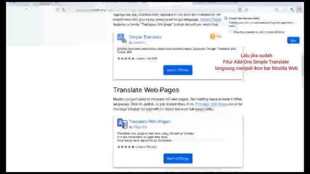 Tutorial Add-Ons Mozilla Firefox-Simple Translate смотреть онлайн