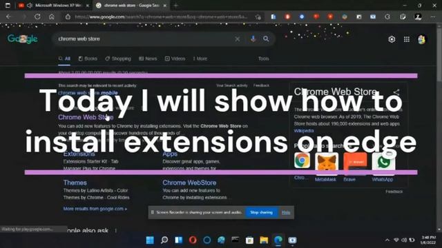 How To Install Chrome Extensions On Microsoft Edge смотреть онлайн
