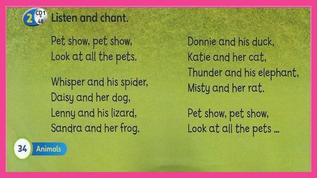 UNIT 3 SUPER MINDS PET SHOW / CHANT смотреть онлайн