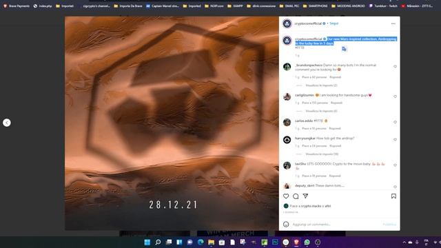 CRYPTO.COM NFT AIRDROP GRATIS IN ARRIVO смотреть онлайн