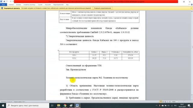 Приготовление блюд из мяса в европейской ресторанной кухне