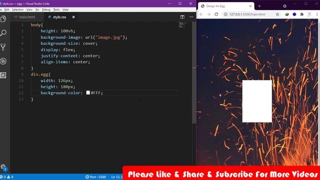 Simple Egg 🥚 Design Using HTML&&CSS| Shapes Design | Transitions| Animations In CSS3 #learn_to_lear смотреть онлайн