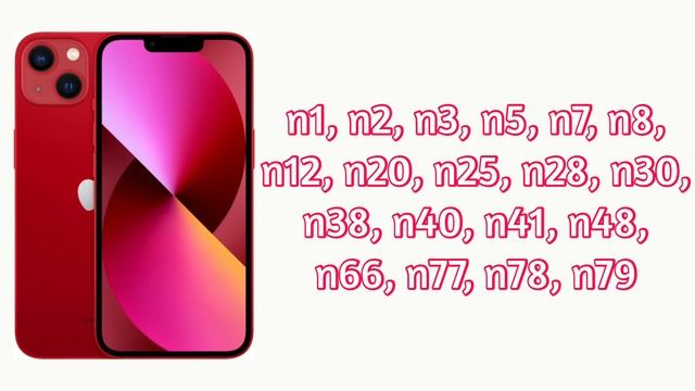 iPhone 13 5G Bands смотреть онлайн