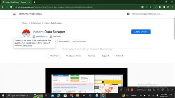 Instant Data Scraper Chrome Extension | Mr Ahsan
