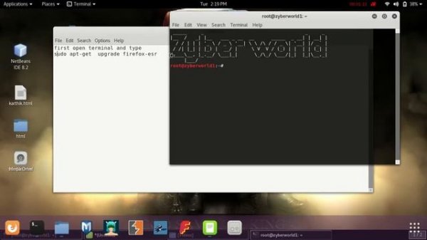 HOW TO KALI LINUX FIREFOX ESR UPDATE OR UPGRADE - Tamil Computer Tricks