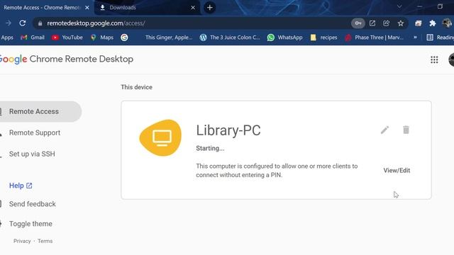 Chrome Remote Access to Yor PC смотреть онлайн