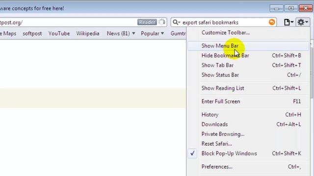 How to backup bookmarks in Safari смотреть онлайн