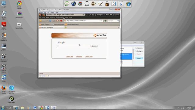 UNR in MS virtual PC 2007 смотреть онлайн