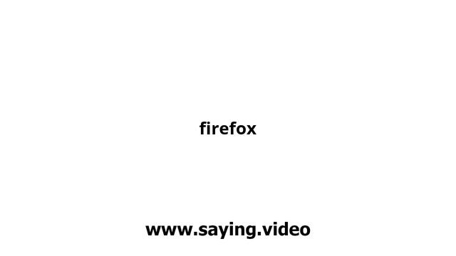 How to say firefox in English смотреть онлайн