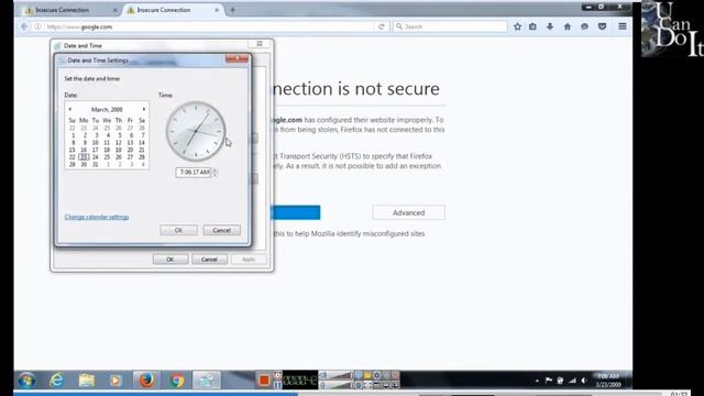 How to Fix error your connection is not secure in Mozilla ... смотреть онлайн