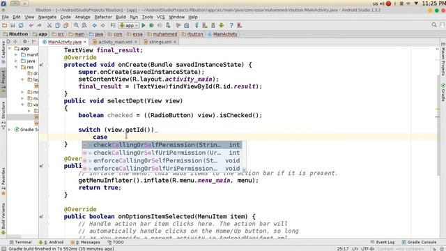 59 Android Studio RadioButton смотреть онлайн