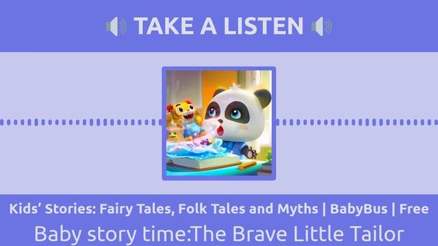 Baby story time:The Brave Little Tailor смотреть онлайн