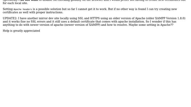 Cannot access local site with https with latest firefox nor chrome (2 Solutions!!) смотреть онлайн