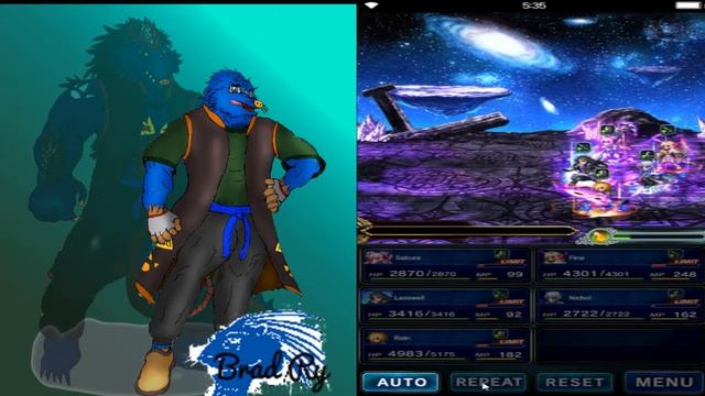Final Fantasy Brave Exvius - Trial Of The Soul (Rain, Fina, Lasswell)