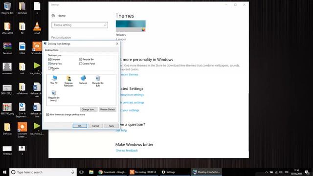 windows 10, Show or Hide icon смотреть онлайн