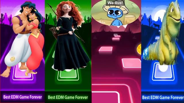 Aladdin🆚Brave🆚Smurf Cat Shailushai🆚Leo❤️Who is best?? смотреть онлайн