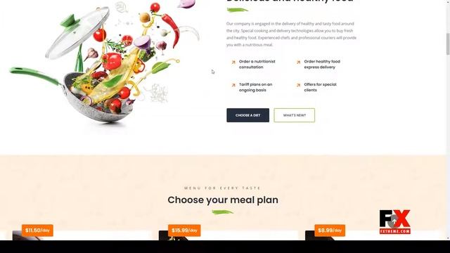 Optivit - Healthy Food Delivery WordPress Theme healthy lifestyle organic food смотреть онлайн