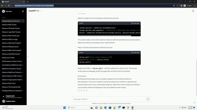selenium chromedriver change port смотреть онлайн