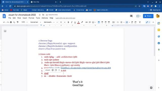 steam on chromeOS смотреть онлайн