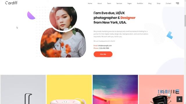 Cardiff - Multipurpose Portfolio Theme Toros Montague смотреть онлайн