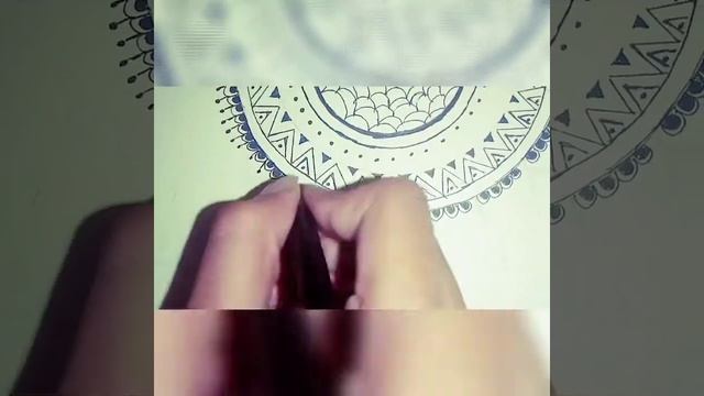 Mandala art : Be Brave | easy beautiful| смотреть онлайн