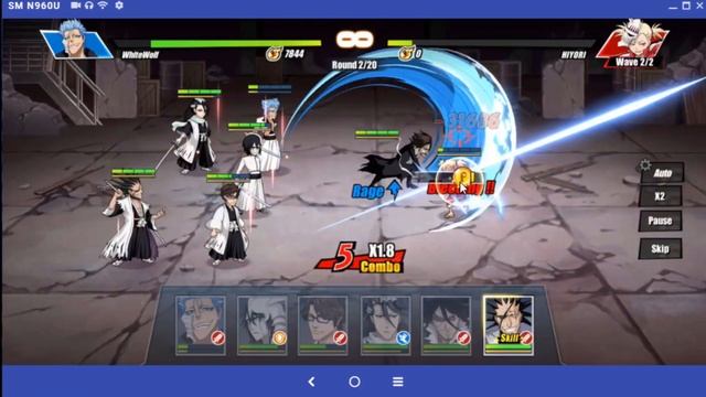 Bleach Immortal Souls - Grimmjow Review And Showcase смотреть онлайн